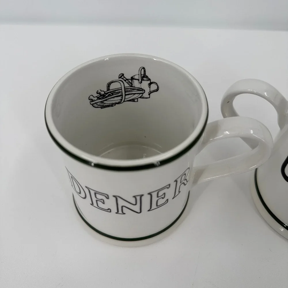 The National Trust Mug Set Head & Under Gardner Staffordshire England